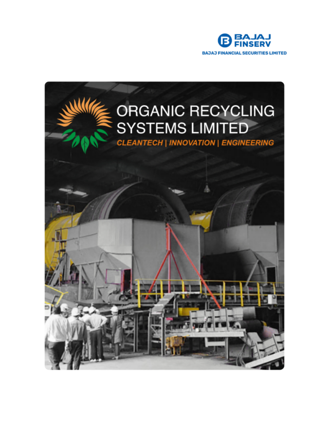 Organic Recycling Systems IPO Details