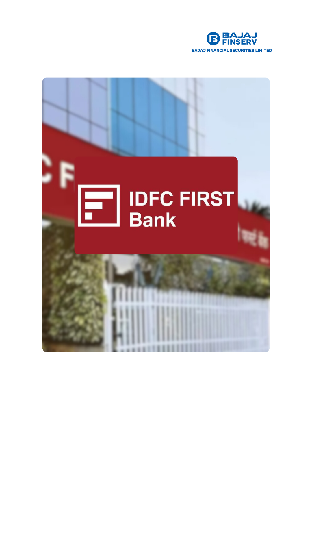 IDFC First Bank and IDFC merger: What does it mean for investors? - The  Hindu BusinessLine