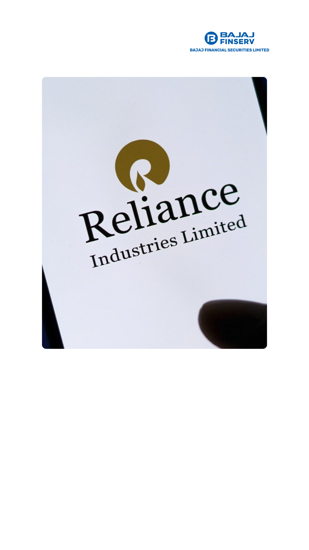 In this photo illustration a Reliance Industries, logo seen displayed on a  smartphone Stock Photo - Alamy