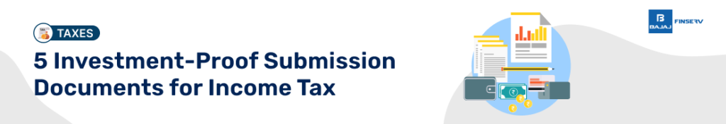 5 Investment-Proof Submission Documents for Income Tax_Banner