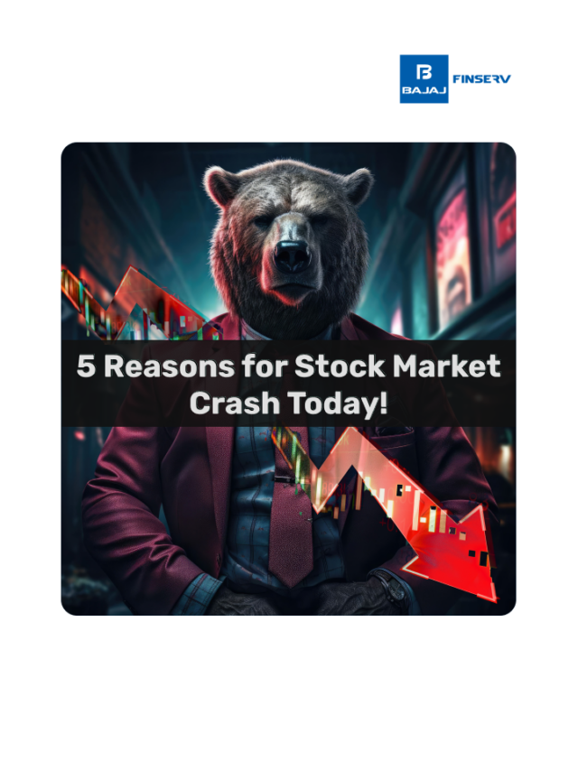 5 Reasons for Stock Market Crash Today!